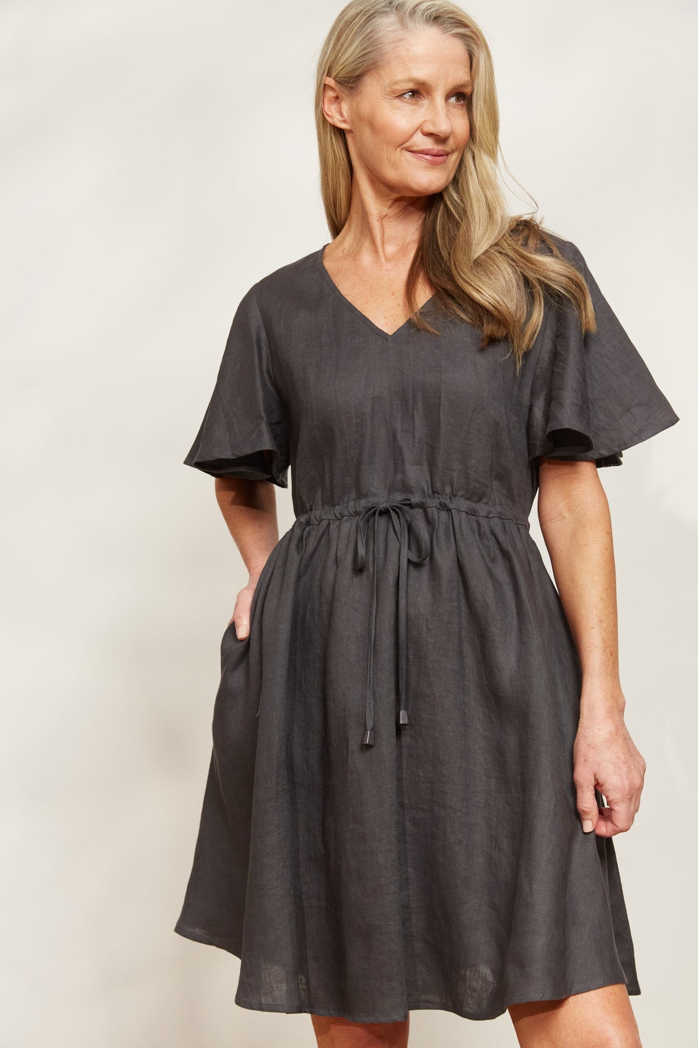 Halcyon Dress Oyster