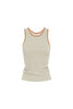 Hubert Knit Tank Oat Marle