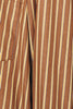 Ramona Stripe Long Sleeve Shirt Tan Stripe