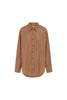 Ramona Stripe Long Sleeve Shirt Tan Stripe