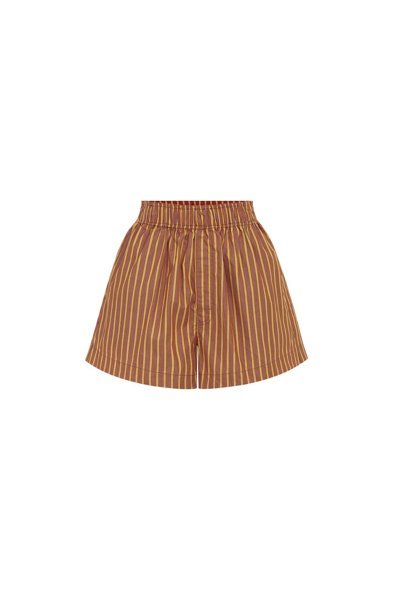 Rocco Stripe Boxer Short Tan Stripe