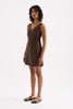 Blair Linen Mini Dress -Clove