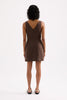 Blair Linen Mini Dress -Clove