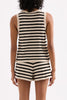 Kayda Knit Tank - Black Stripe