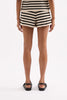 Kayda Knit Short - Black Stripe