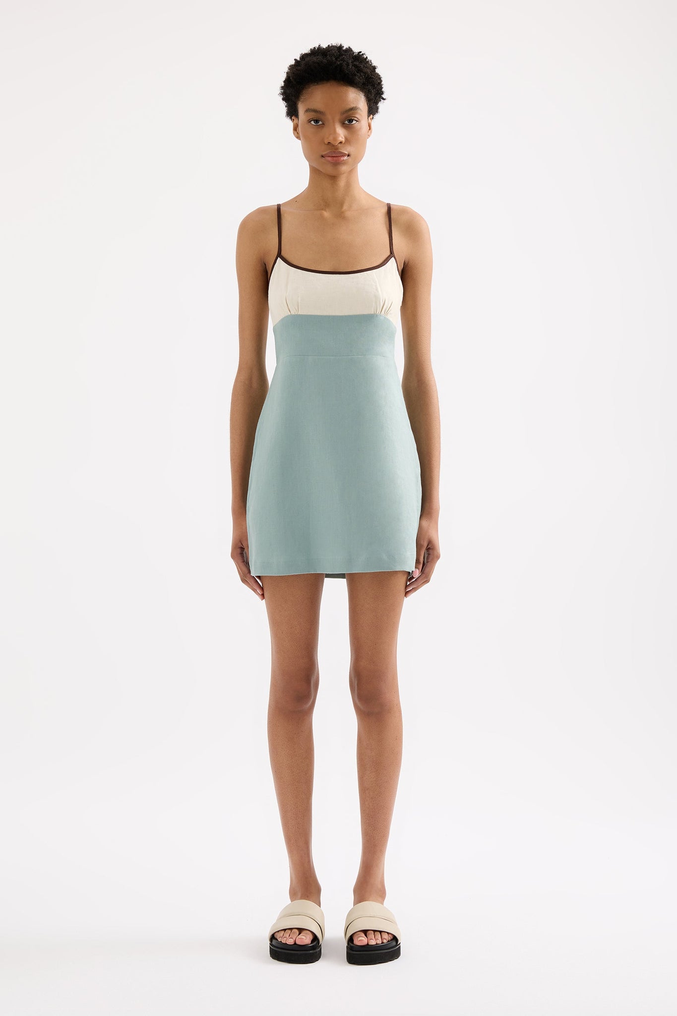 Thilda Mini Dress - Capri Splice