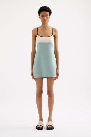 Thilda Mini Dress - Capri Splice