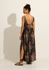 Beachside Maxi Dress Whisper Floral Black