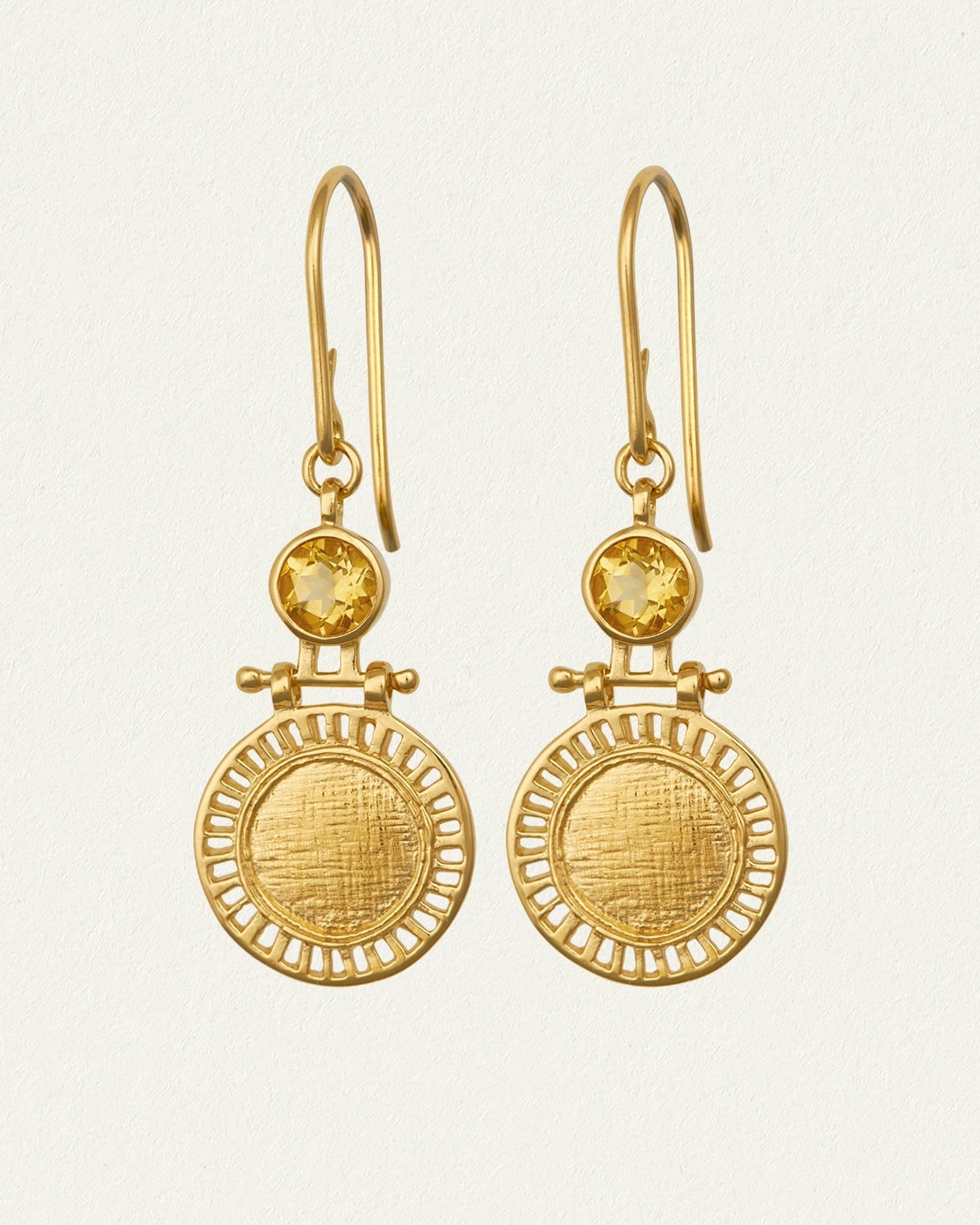 Solar Earrings - Gold